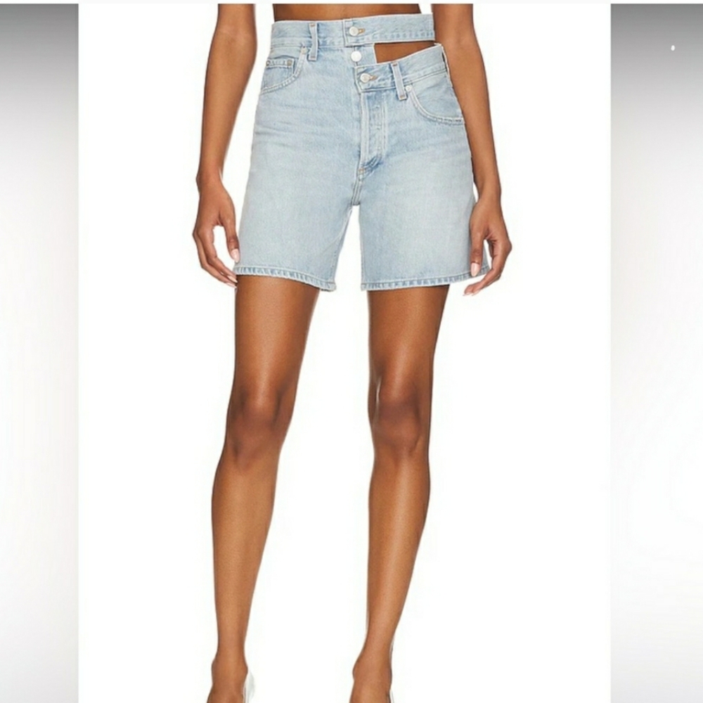 Agolde x Revolve Broken Waistband Short in Attempt Size 30 NWT